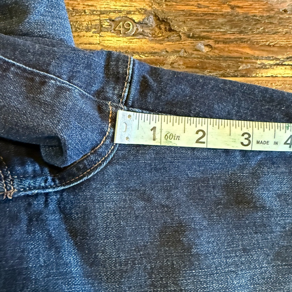 Democracy Classic Blue Women's Blue Jeans 12p Petite “Ab”Solution - Picture 11 of 16